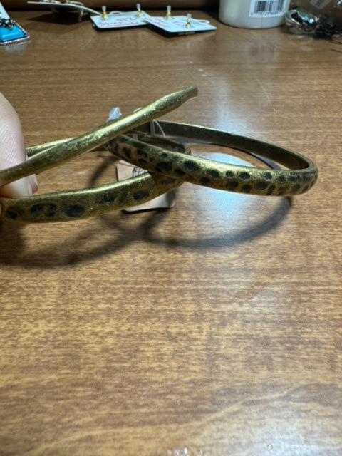 Gold Stacking Bangles