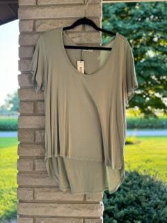 Scoop Neck Bralette Tshirt