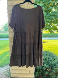 Short Sleeved Tiered Dress