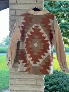 Aztec Back Detail Jacket