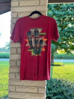 Aztec Cactus Tshirt